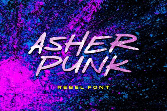 Asher Punk Font for Creative Projects