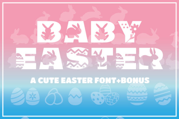 Baby Easter Font for Creative Projects