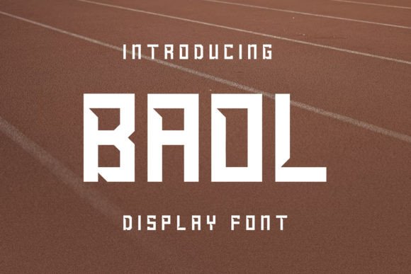 Baol: A Bold Display Font