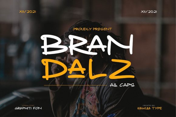 Bran Dalz: A Graffiti Display Font for Modern Editorial Design