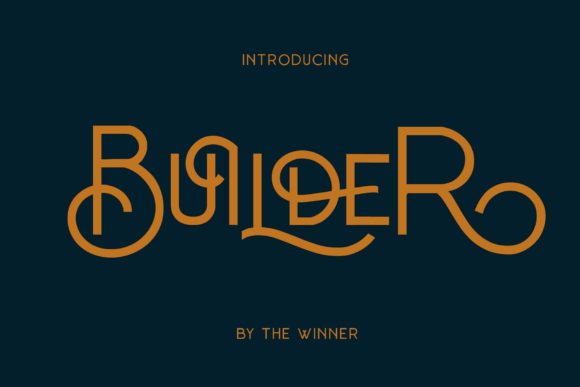 Builder Font for Business Branding