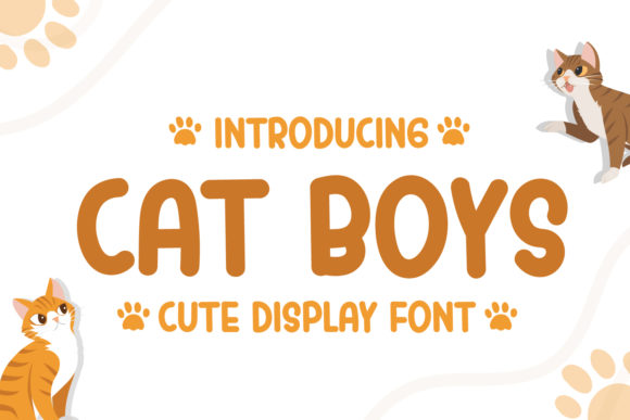 Cat Boys Font for Creative Design