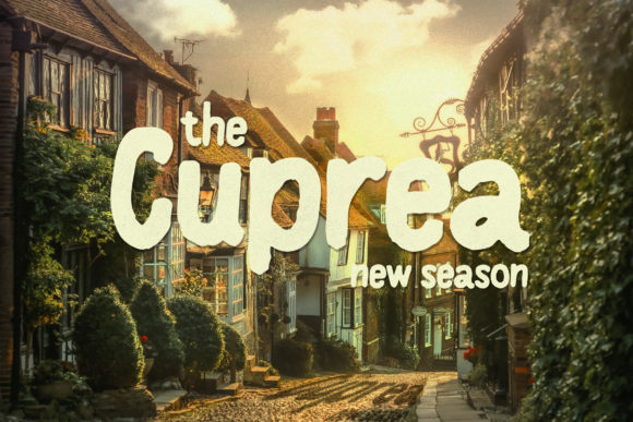 Cuprea Font: Trendy Display for Creative Projects
