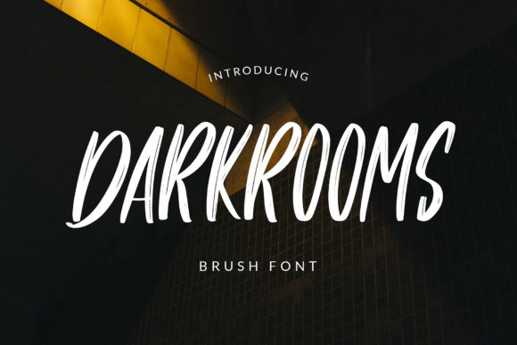 Darkrooms: A Bold Display Font for Creative Projects