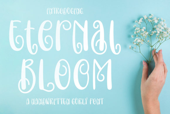 Eternal Bloom: The Quirky Display Font for Crafters
