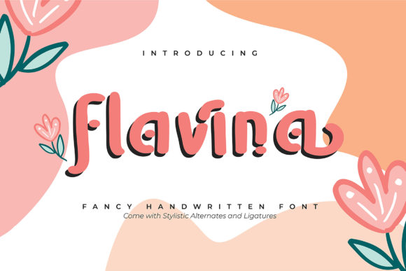 Flavina: A Retro Display Font for Creative Campaigns