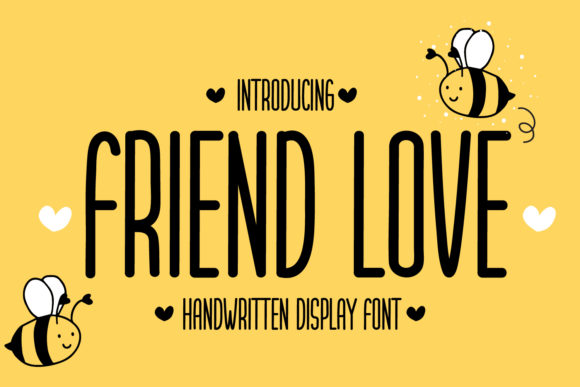 Friend Love Font for Web Design