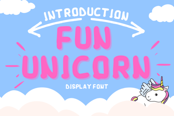 Fun Unicorn: A Playful Display Font for Editorial Design