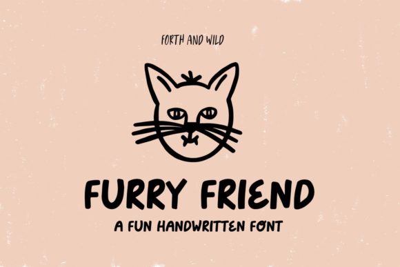 Furry Friend Font for Creative Campaigns