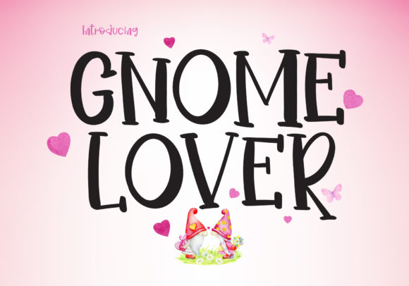 Gnome Lover Font for Creative Design