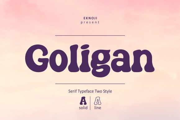 Goligan: A Trendy Font for Business Branding
