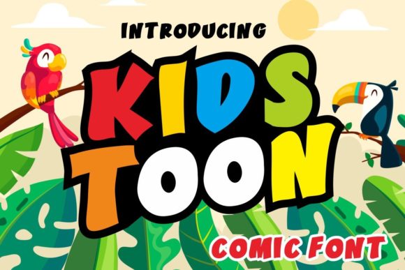 Kids Toon: A Friendly Display Font for Small Business Branding