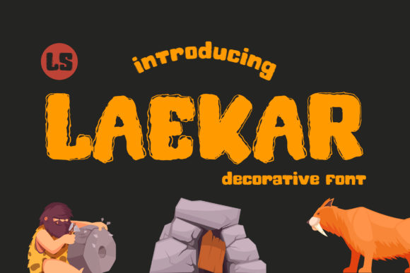 Laekar: A Quirky Display Font for Creative Projects