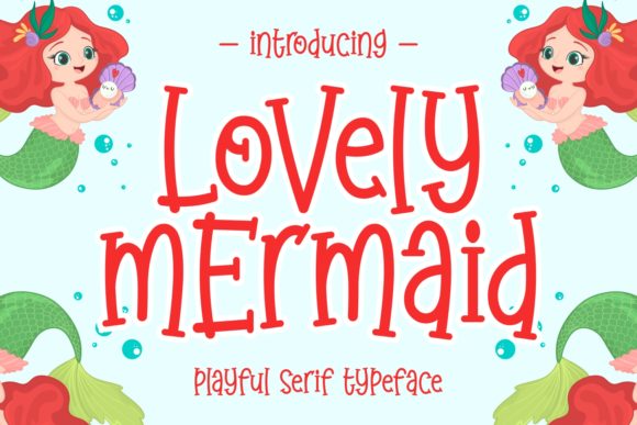 Lovely Mermaid Font for Business Branding