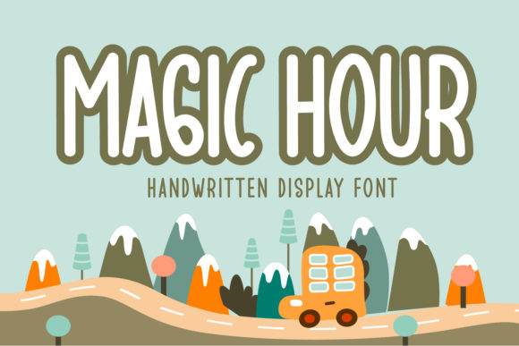 Magic Hour Font for Creative Campaigns
