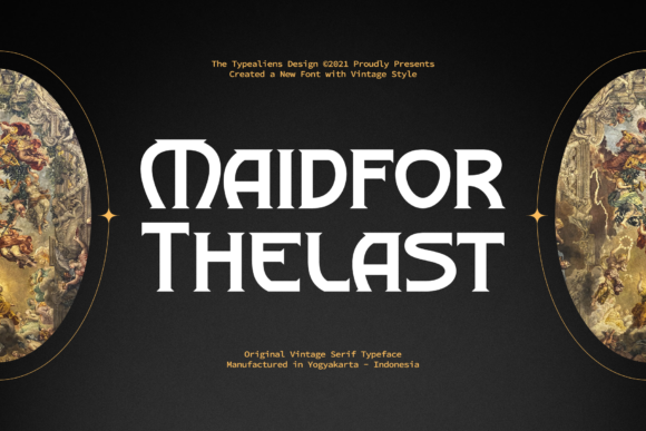 Maidfor Thelast: A Bold Font for Business Branding