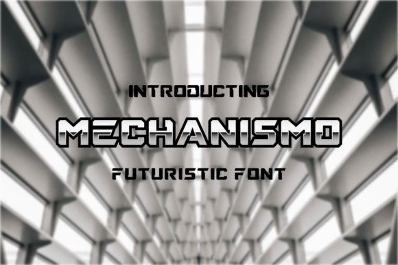 Mechanismo Font: Bold and Futuristic