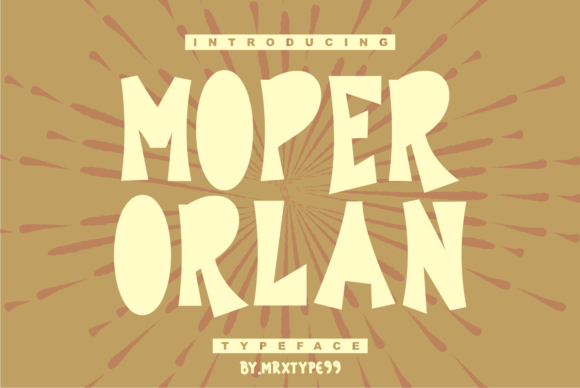 Moper Orlan: A Bold Display Font for Editorial Impact