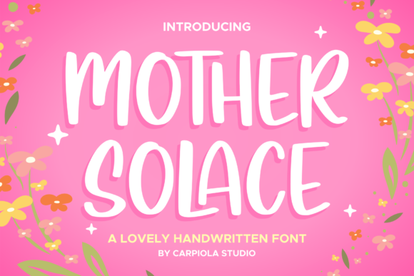 Mother Solace: A Timeless Display Font for Branding