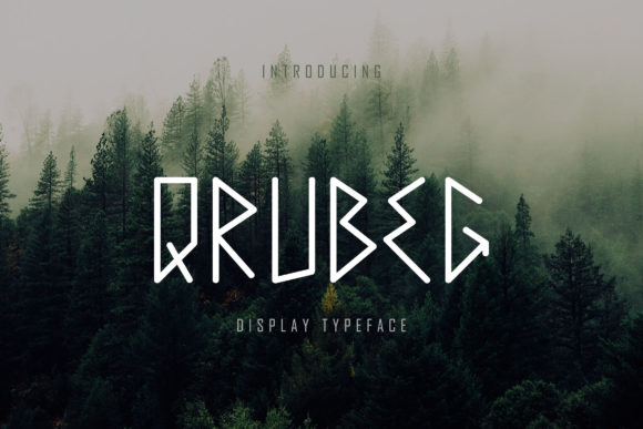 Qrubeg Font for Creative Projects