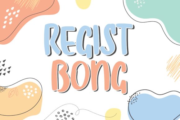 Regist Bong: A Bold Display Font