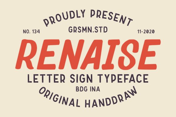 Renaise Font for Bold Branding