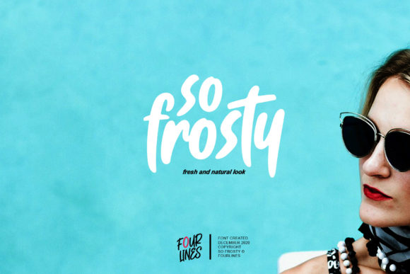 So Frosty Font for Creative Projects