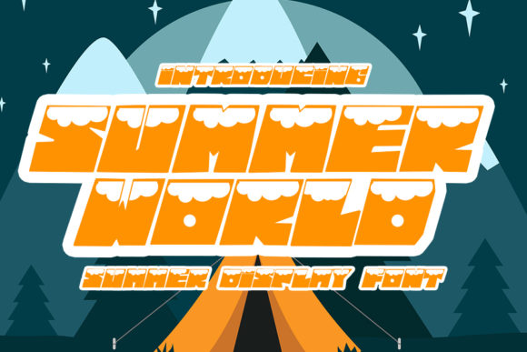 Summer World Font for Bold Campaigns