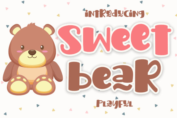 Sweet Bear Font for Creative Design
