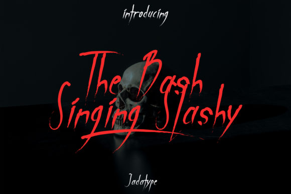 The Bash Singing Slashy Font
