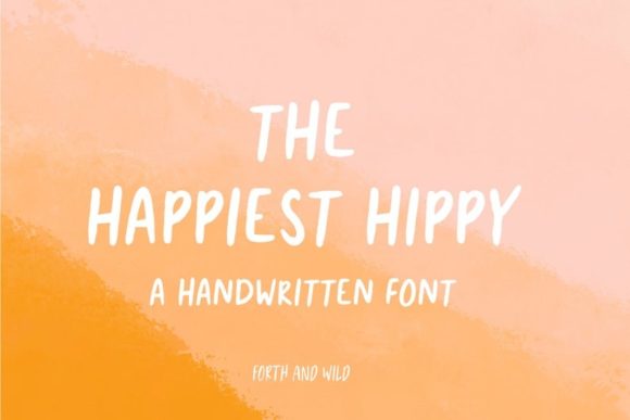 The Happiest Hippy Font