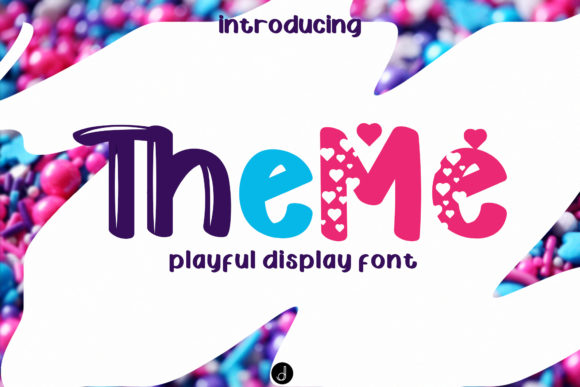 The Me: A Display Font for Creative Projects